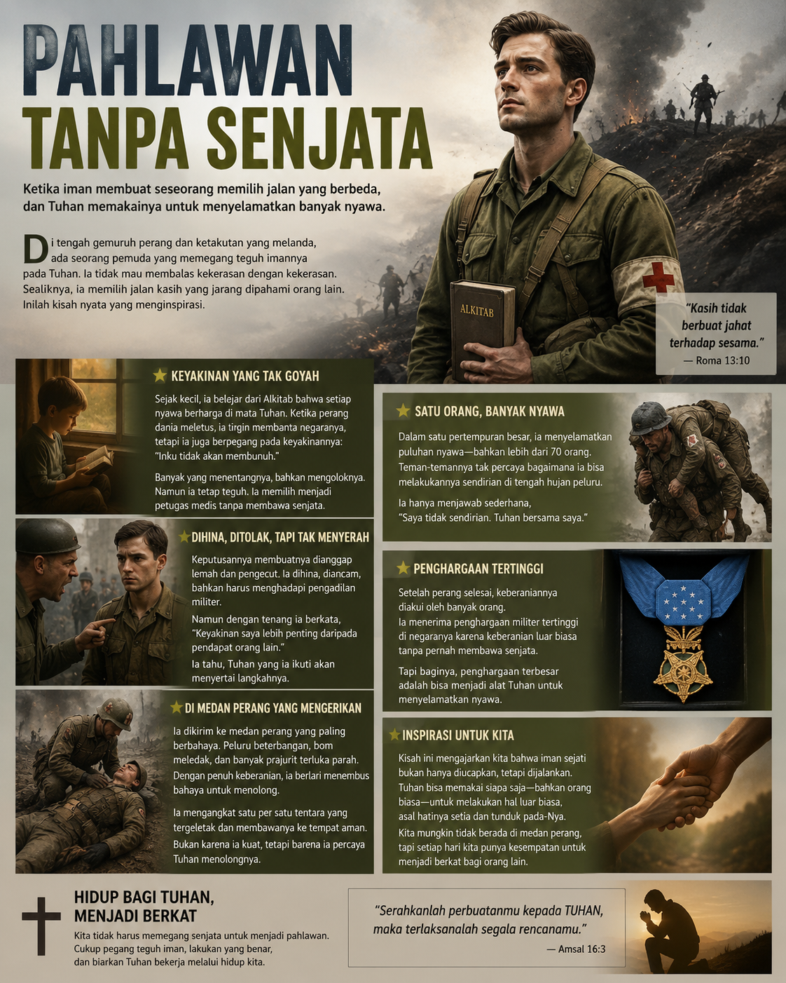 Desmond Doss: Pahlawan Tanpa Senjata